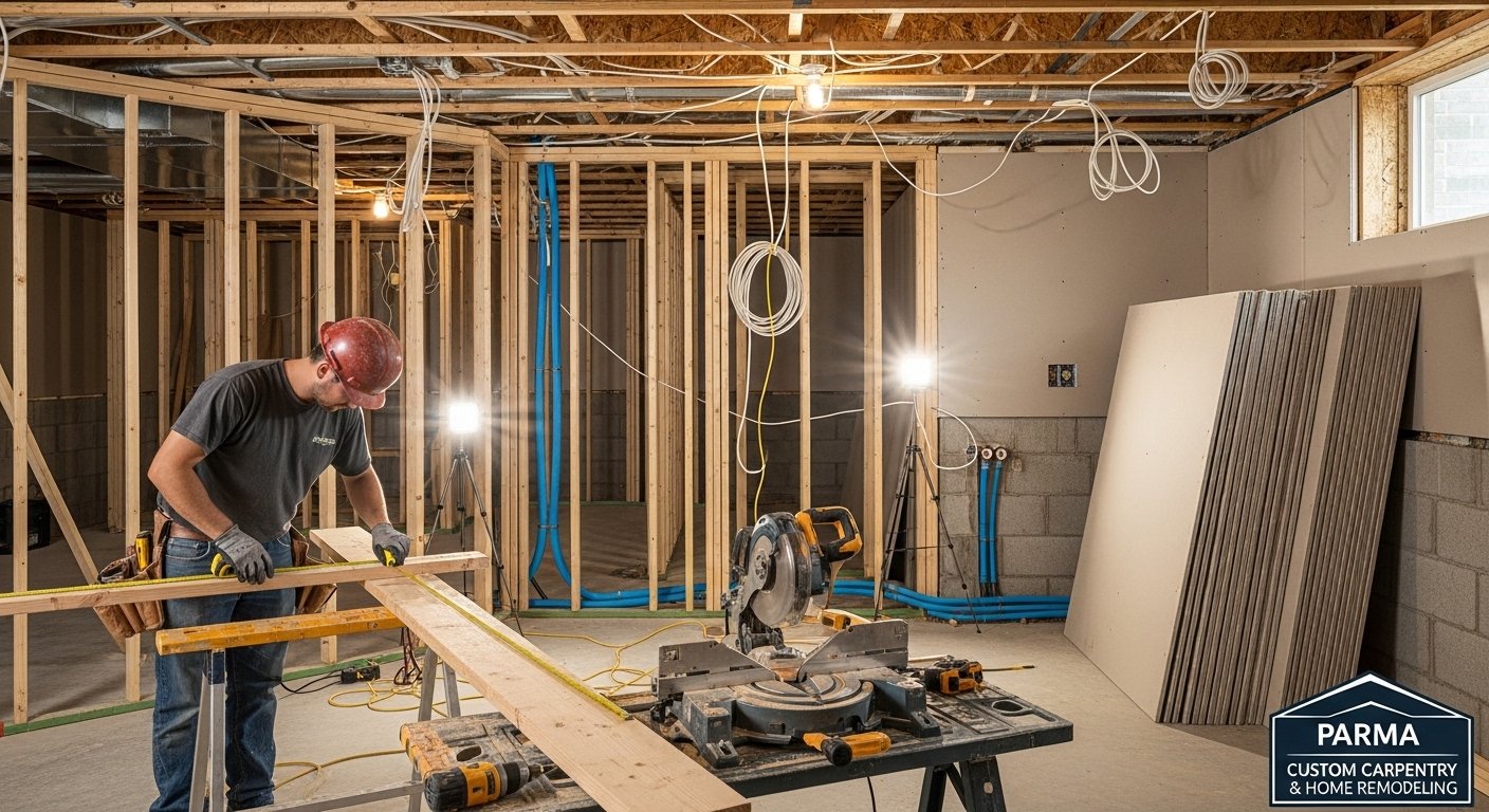 Basement finishing options